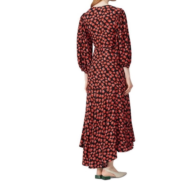 GANNI Floral Crepe Midi Wrap Dress
Size: S - Picture 2 of 7